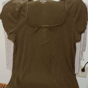 Old Navy Women's Olive Top